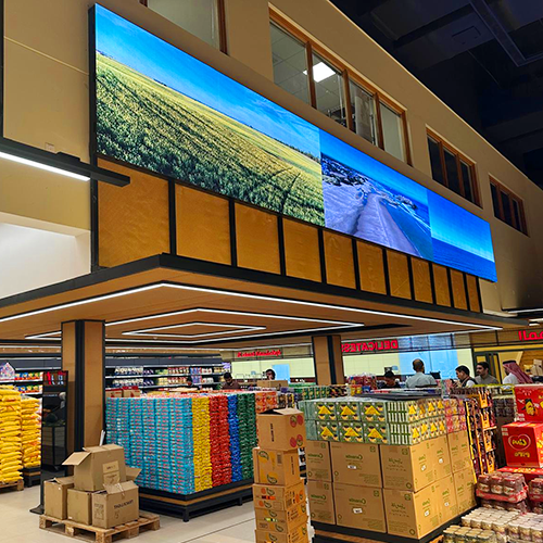 Indoor Aluminum LED Screen for Shopping Mall in Bahrain